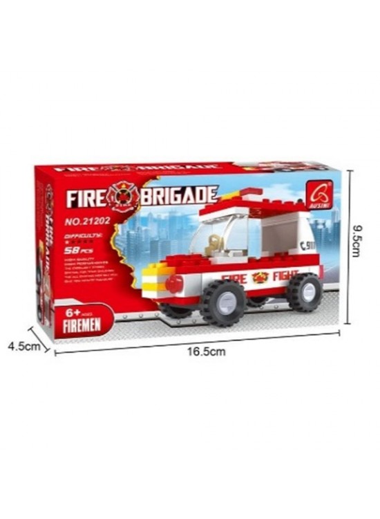 Asya Ausını İtfaiye Set 58 Parça BIG21202