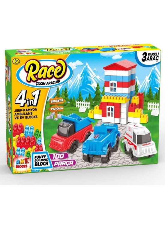 Asya Oyuncak ant blocks 100 Parça City Set ANT011