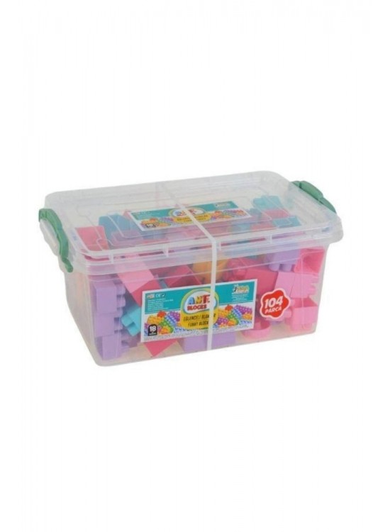 Asya Oyuncak Ant Blocks Pembe 104 Parça ANT104-P