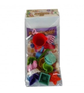 Asya Oyuncak Kartela Kum Şekillendirici Set