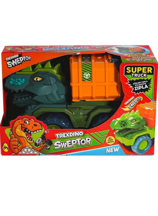 Asya Oyuncak Kt. Sweptor Dino Çöp Kamyonu BMD503 Asya Oyuncak Kt. Sweptor Dino Çöp Kamyonu BMD503
