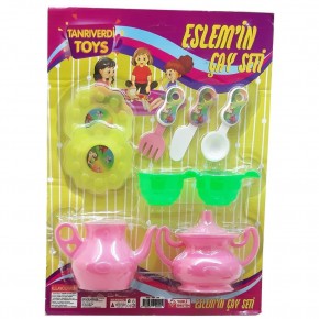 Asya Oyuncak Küçük Kartela Çay Seti SMK020-96