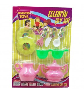 Asya Oyuncak Küçük Kartela Çay Seti SMK020-96