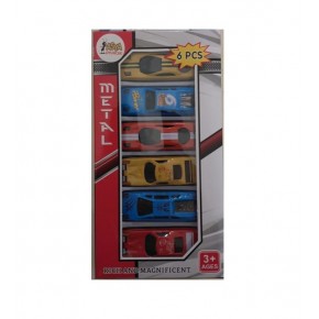 Asya Oyuncak Kutulu 6 Lı Metal Araba (1 Adet)