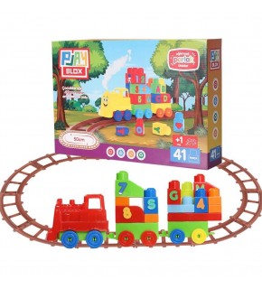Asya Oyuncak lkayblox Tren Seti 41 Parça 2403