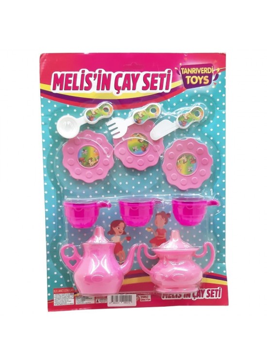 Asya Oyuncak Orta Boy Kartela Çay Seti SMK021