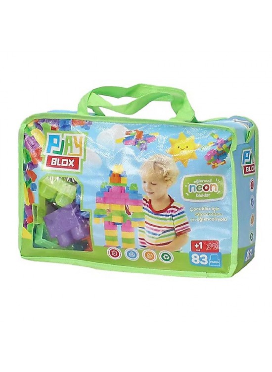 Asya Playblox Block Neon 83 Pcs Bag Gırls&boys 2939