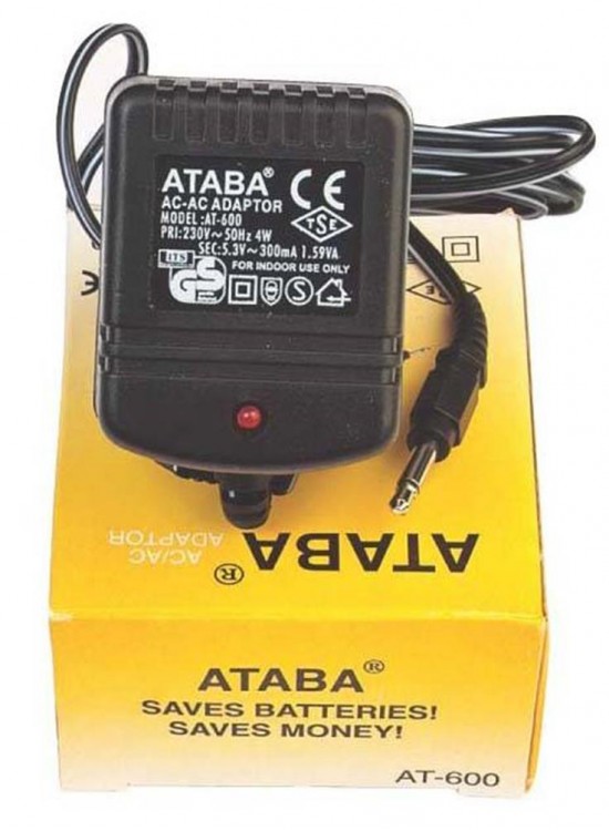 Ataba AT-600 3W, 5.3V 300MAH AC-AC Süpürge Adaptör Ataba AT-600 3W, 5.3V 300MAH AC-AC Süpürge Adaptör