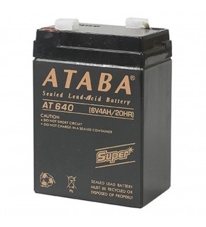 Ataba AT-640 6V 4 Düz Akü (WBD)
