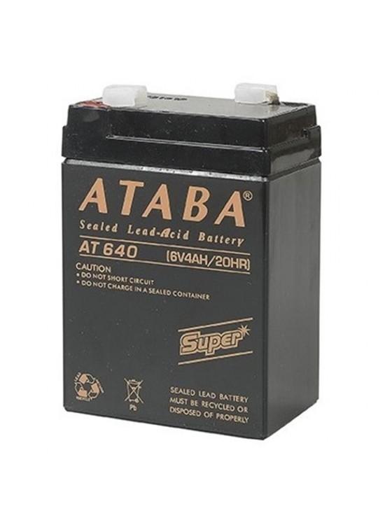 Ataba AT-640 6V 4 Düz Akü (WBD)