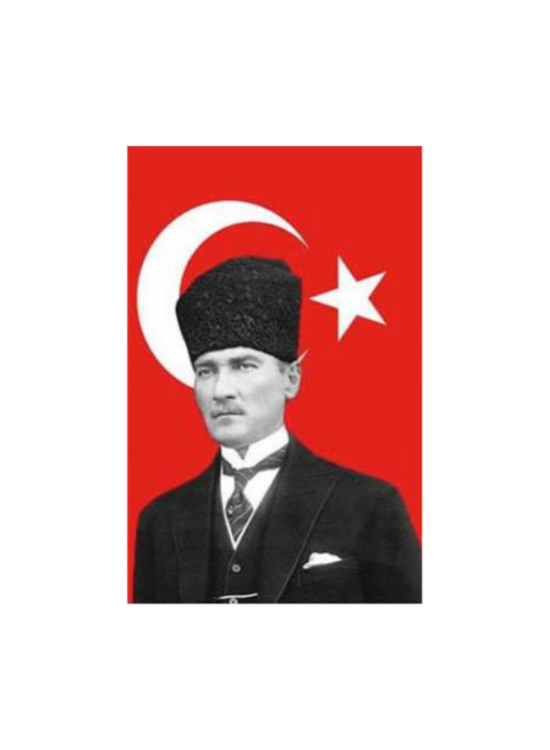 Atatürklü Türk Bayrağı 50X70Cm Atatürklü Türk Bayrağı 50X70Cm