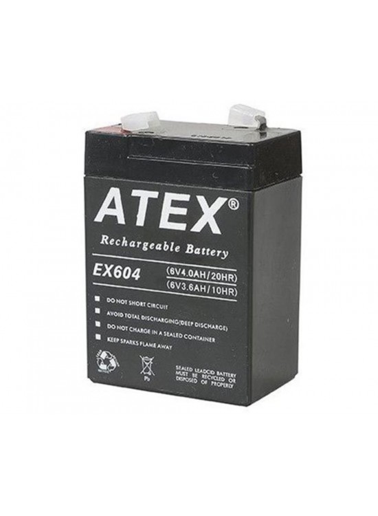 Atex LT-44 4V 4.4AH Fener Aküsü