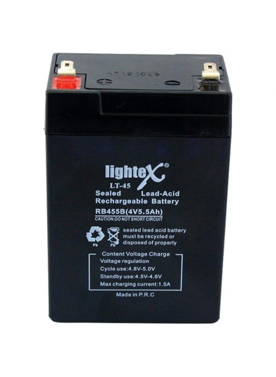 Atex LT-45 4V 5.5AH Fener Aküsü Atex LT-45 4V 5.5AH Fener Aküsü