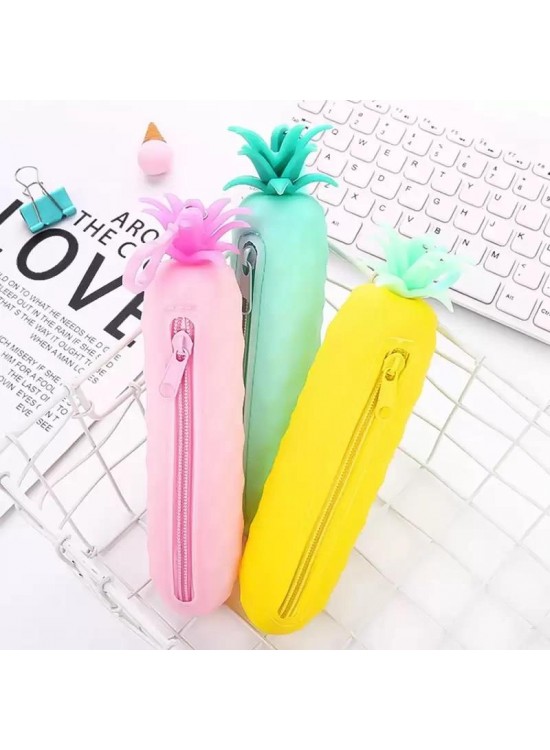 Vega Avega Kalem Kutusu Ananas Silikon VG-001