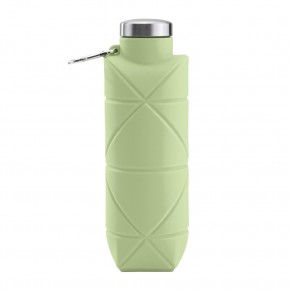 AYDENİZ YEŞİL 700 ML KATLANABİLİR SİLİKON MATARA