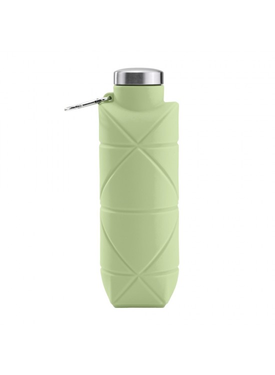 AYDENİZ YEŞİL 700 ML KATLANABİLİR SİLİKON MATARA