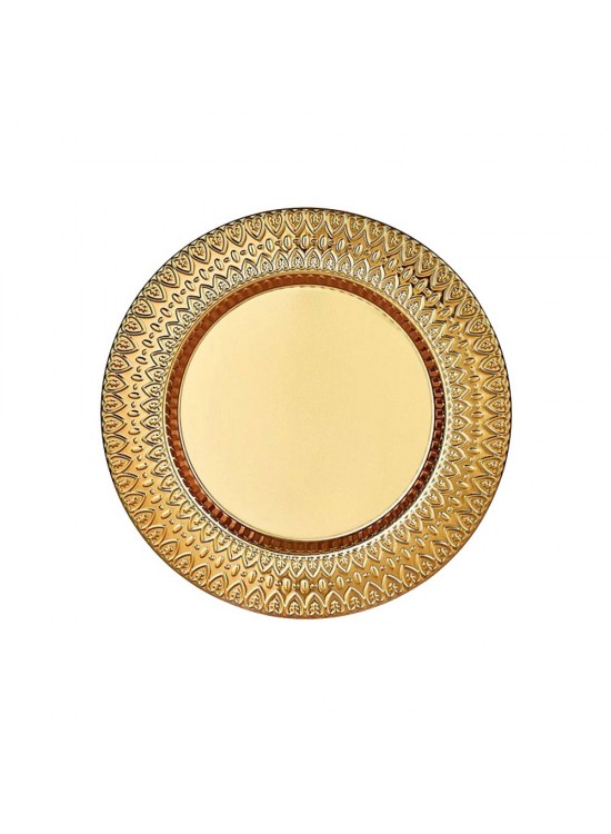 AYT-03 ALTIN YALDIZ İŞLEMELİ PLAKET TABAK