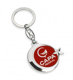 AYYILDIZ ÇİFT YÖN METAL ANAHTARLIK