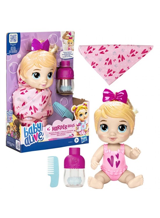 Baby Alive Bebeğimle Şampuan Eğlencesi Sarışın