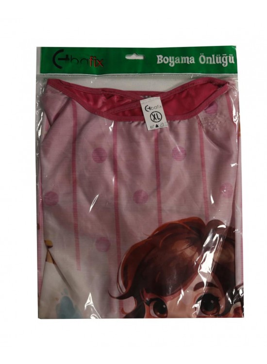 Bafix Boyama Önlüğü Desenli XL Bafix Boyama Önlüğü Desenli XL