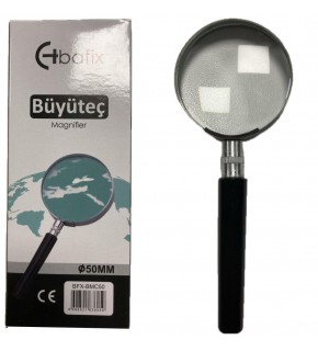 Bafix Büyüteç Cam Metal Çerçeveli 50 MM BFX-BMC50