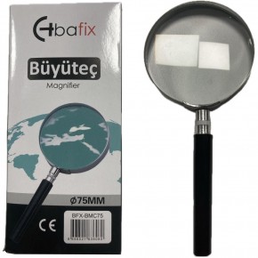 Bafix Büyüteç Cam Metal Çerçeveli 75 MM BFX-BMC75 (1 Adet)