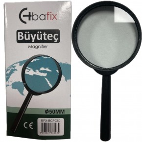 Bafix Büyüteç Cam Plastik Çerçeveli 50 MM BFX-BCPC50 (1 Adet)