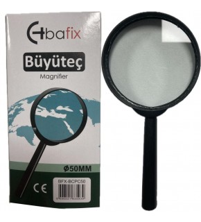 Bafix Büyüteç Cam Plastik Çerçeveli 50 MM BFX-BCPC50 (1 Adet)