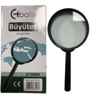 Bafix Büyüteç Cam Plastik Çerçeveli 75 MM BFX-BCPC75