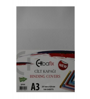 Bafix Cilt Kapağı Plastik Opak A3 160 MIC Şeffaf (1 Adet)