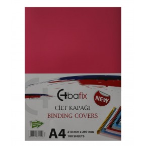 Bafix Cilt Kapağı Plastik Opak A4 160 MIC Pembe (1 Adet)