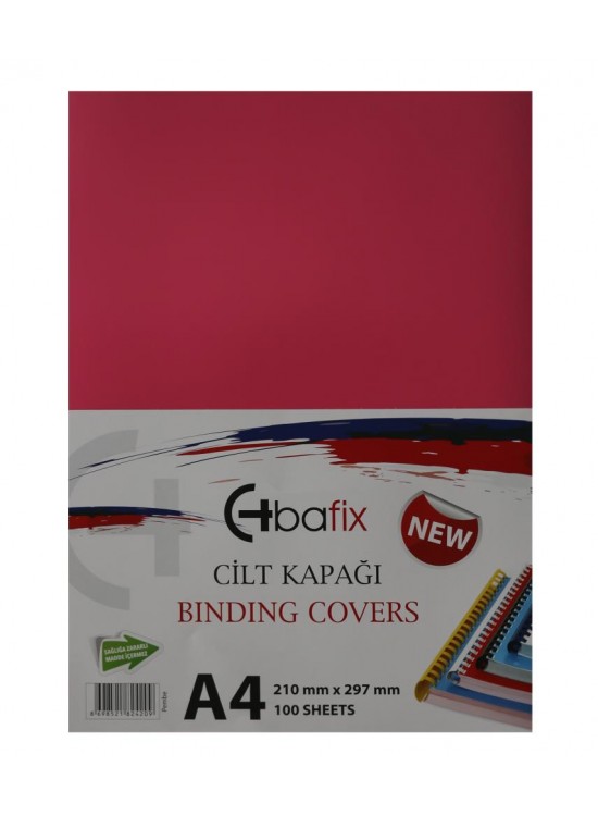 Bafix Cilt Kapağı Plastik Opak A4 160 MIC Pembe (1 Adet) Bafix Cilt Kapağı Plastik Opak A4 160 MIC Pembe (1 Adet)