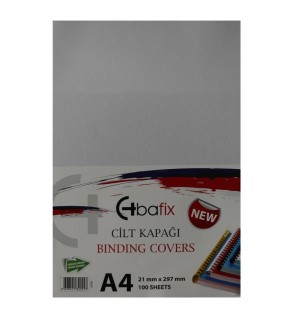 Bafix Cilt Kapağı Plastik Opak A4 160 MIC Şeffaf (1 Adet)