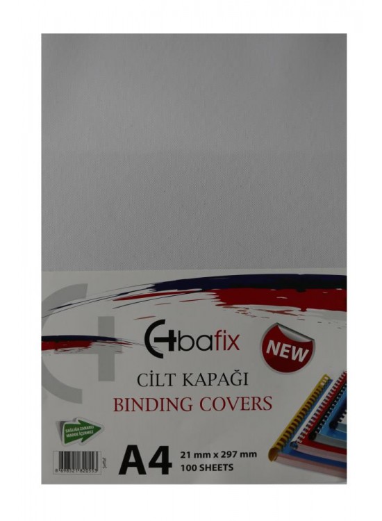Bafix Cilt Kapağı Plastik Opak A4 160 MIC Şeffaf (1 Adet) Bafix Cilt Kapağı Plastik Opak A4 160 MIC Şeffaf (1 Adet)