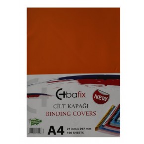 Bafix Cilt Kapağı Plastik Opak A4 160 MIC Turuncu (1 Adet)