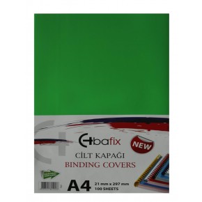 Bafix Cilt Kapağı Plastik Opak A4 160 MIC Yeşil (1 Adet)
