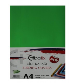 Bafix Cilt Kapağı Plastik Opak A4 160 MIC Yeşil (1 Adet)