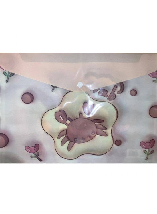 Bafix Çıtçıtlı Dosya Fafayu Desenli YY-1802 (1 Adet)