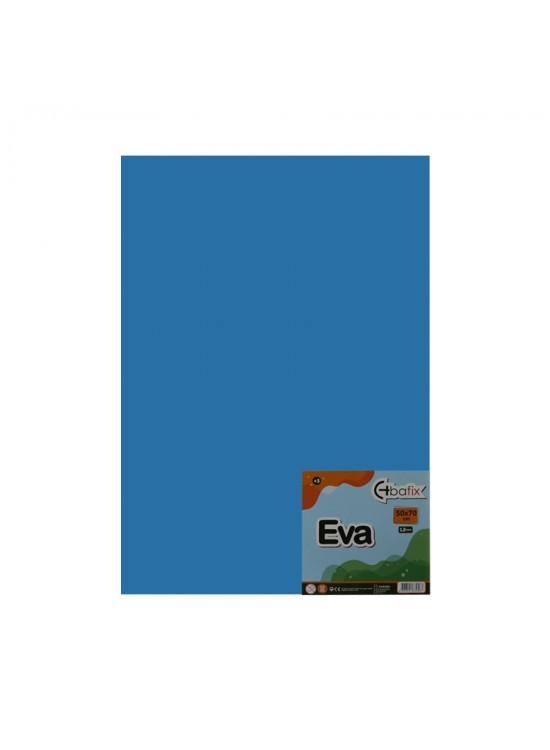 Bafix Eva Düz Renk 50x70 Mavi (1 Adet)