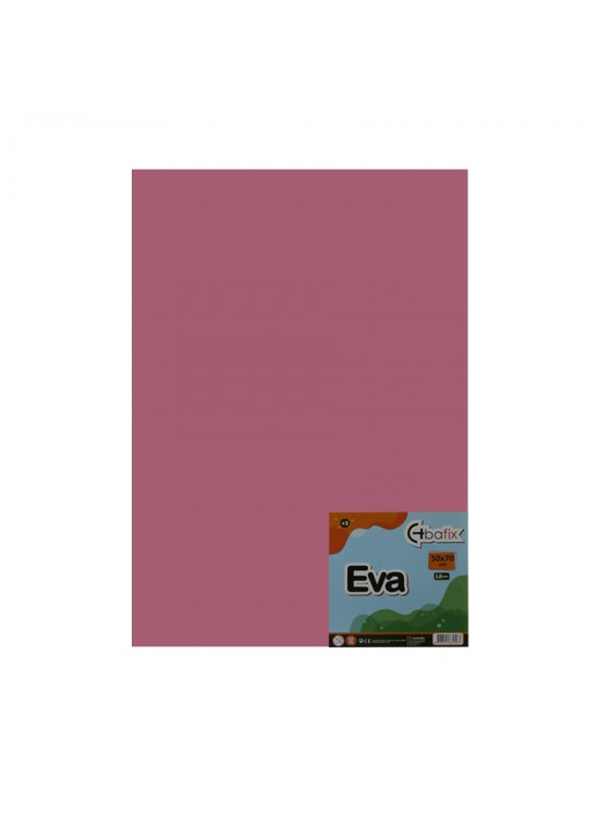 Bafix Eva Düz Renk 50x70 Pembe (1 Adet)