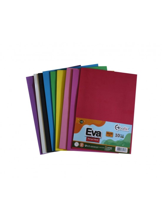 Bafix Eva Düz Renk 20x30 Karışık Renk (1 Adet)