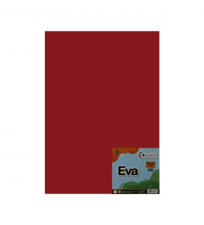 Bafix Eva Düz Renk 50x70 Kırmızı (1 Adet)