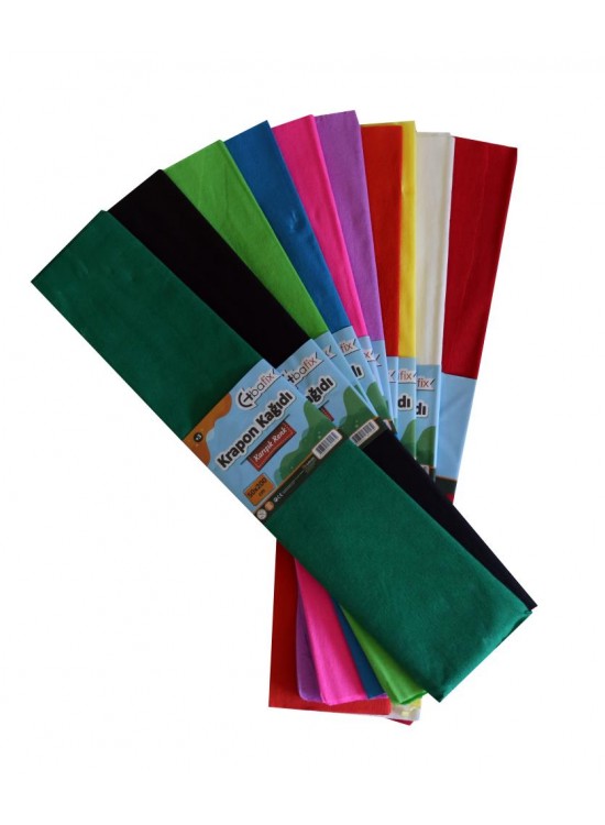 Bafix Krapon Kağıt 50x200 CM Karışık Renk (1 Adet)