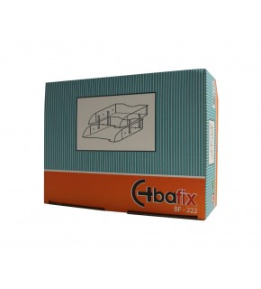 Bafix Evrak Rafı Hareketli Plastik 2 Lİ Şeffaf BFX 222