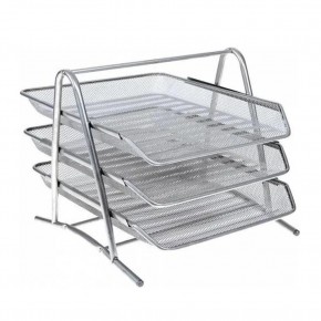 Bafix Evrak Rafı Metal Perforeli 3 Lü Gri BFX-MER9205G