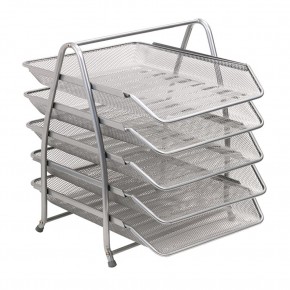 Bafix Evrak Rafı Metal Perforeli 5 Li Gri BFX-MER9207G