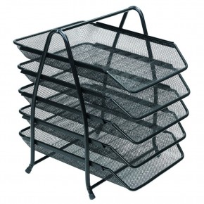 Bafix Evrak Rafı Metal Perforeli 5 Li Gri BFX-MER9207S