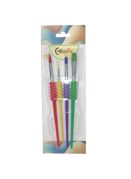 Bafix Fırça Seti Set-1 pls tutacaklı 4 lü Bfx-Fır70901 Bafix Fırça Seti Set-1 pls tutacaklı 4 lü Bfx-Fır70901
