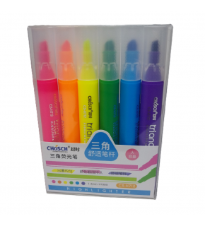 Bafix Fosforlu Kalem Kalem Tipi Chosch 6 Renk 6 LI Blister CS-H712