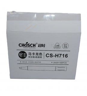 Bafix Fosforlu Kalem Kalem Tipi Chosch 8 Renk 8 Lİ Blister CS-H716